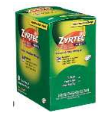 ZYRTEC ALLERGY TABLETS 20 CT