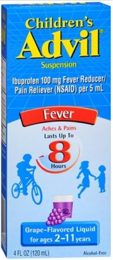 ADVIL CHILDREN LIQUID 4 OZ GRAPE
