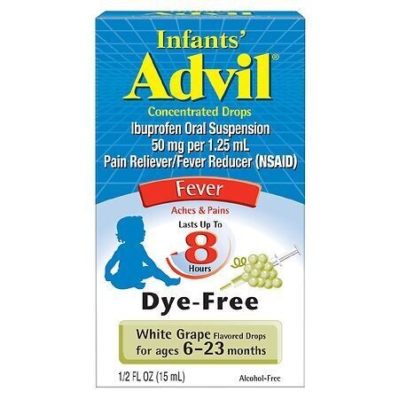 ADVIL INFANTS LIQUID 4 OZ WHITE GRAPE