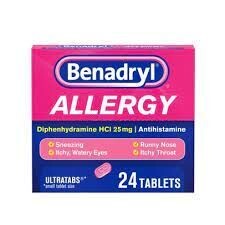BENADRYL ALLERGY RELIEF 24 CT ULTRA TABS