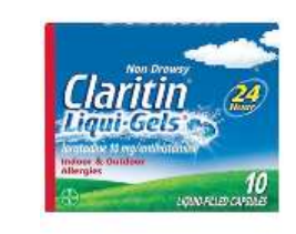 CLARITIN ALLERGY RELIEF 10 CT 24 HR 10 MH LIQUID GELS