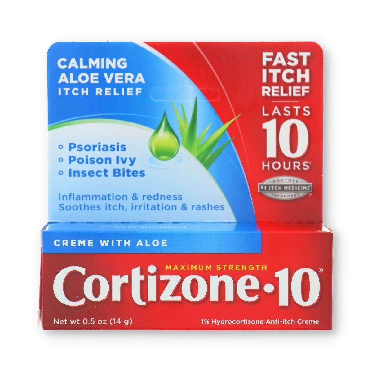 CORTIZONE 10 ITCH RELIEF 0.5 OZ SOOTHING ALOE