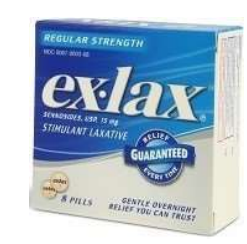 EX-LAX LAXATIVE 8 CT REGULAR