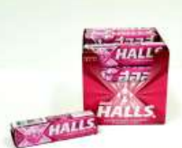 HALLS COUGH DROPS 27.9 G RASPBERRY 9DP