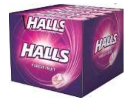 HALLS COUGH DROPS 9 CT FOREST FRUIT UK
