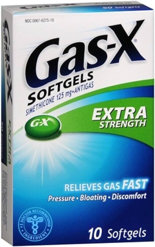 GAS-X SOFT GEL 10 CT EXTRA STRENGTH