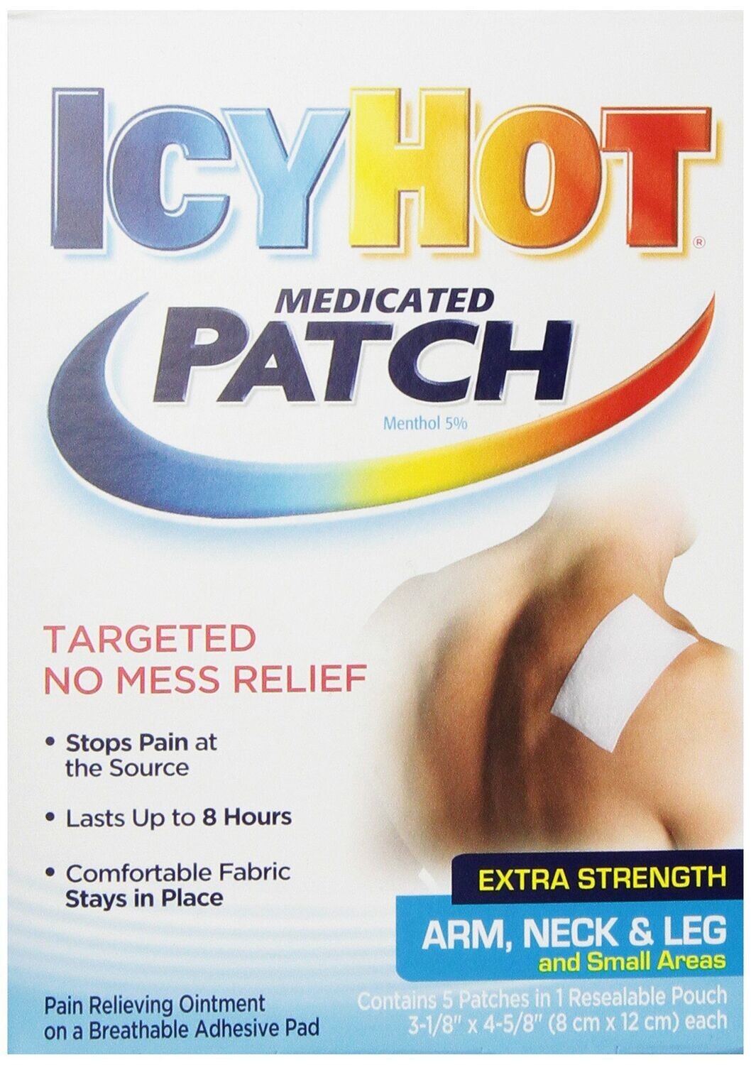ICY HOT ARM & LEG & SHOULDER PATCH 5 CT