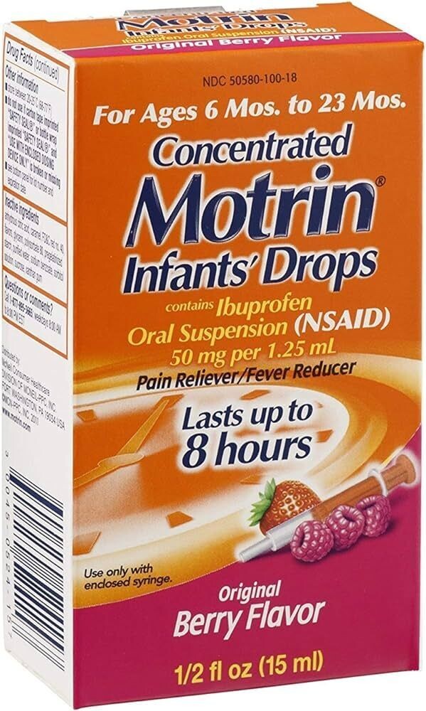 MOTRIN INFANT DROPS 0.5 OZ BERRY
