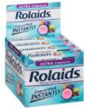 ROLAIDS ANTACID 10 CT ULTRA ASSORTED FRUIT TRAY