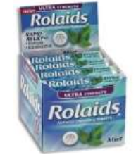 ROLAIDS ANTACID 10 CT ULTRA STRENGTH MINT TRAY