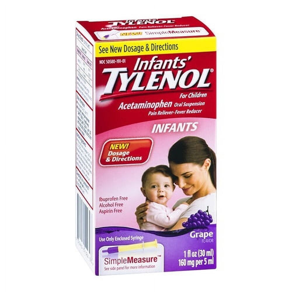 TYLENOL INFANT 1 OZ GRAPE