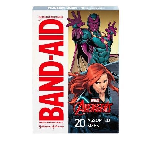 BAND AID 20 CT MARVEL AVENGER