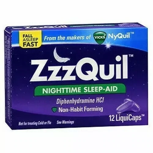 ZZZQUIL SLEEP AID 12 CT CAPS