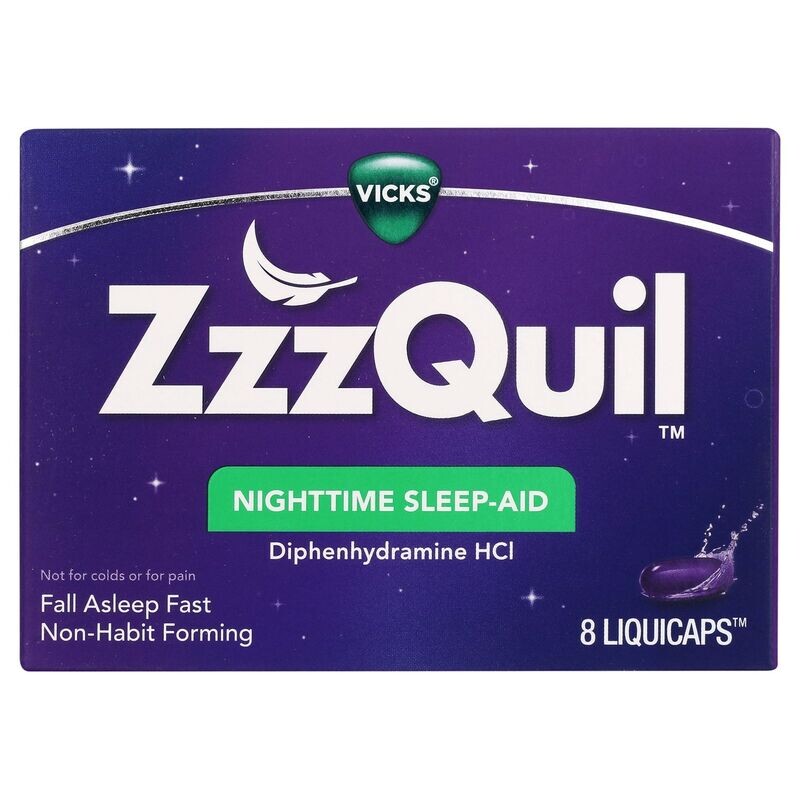 ZZZQUIL SLEEP AID 8 CT CAPS
