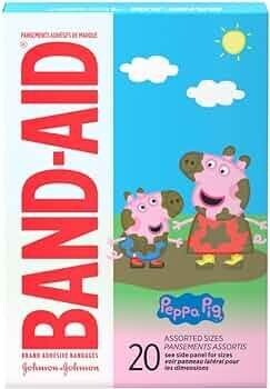 BAND AID 20 CT PEPPA PIG