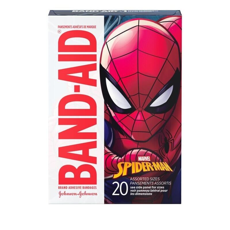 BAND-AID 20 CT SPIDER MAN