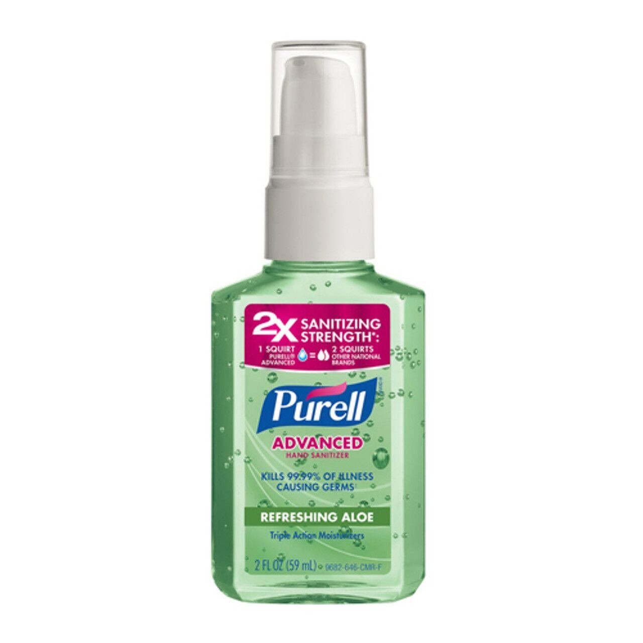PURELL HAND SANITIZER 2 OZ PUMP ALOE