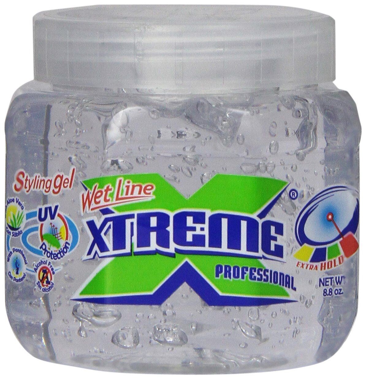 XTREME STYLING HAIR GEL 8.8 OZ RE-ACT CLEAR