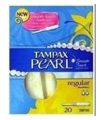 TAMPAX PEARL TAMPONS 18 CT REG UNSCENTED