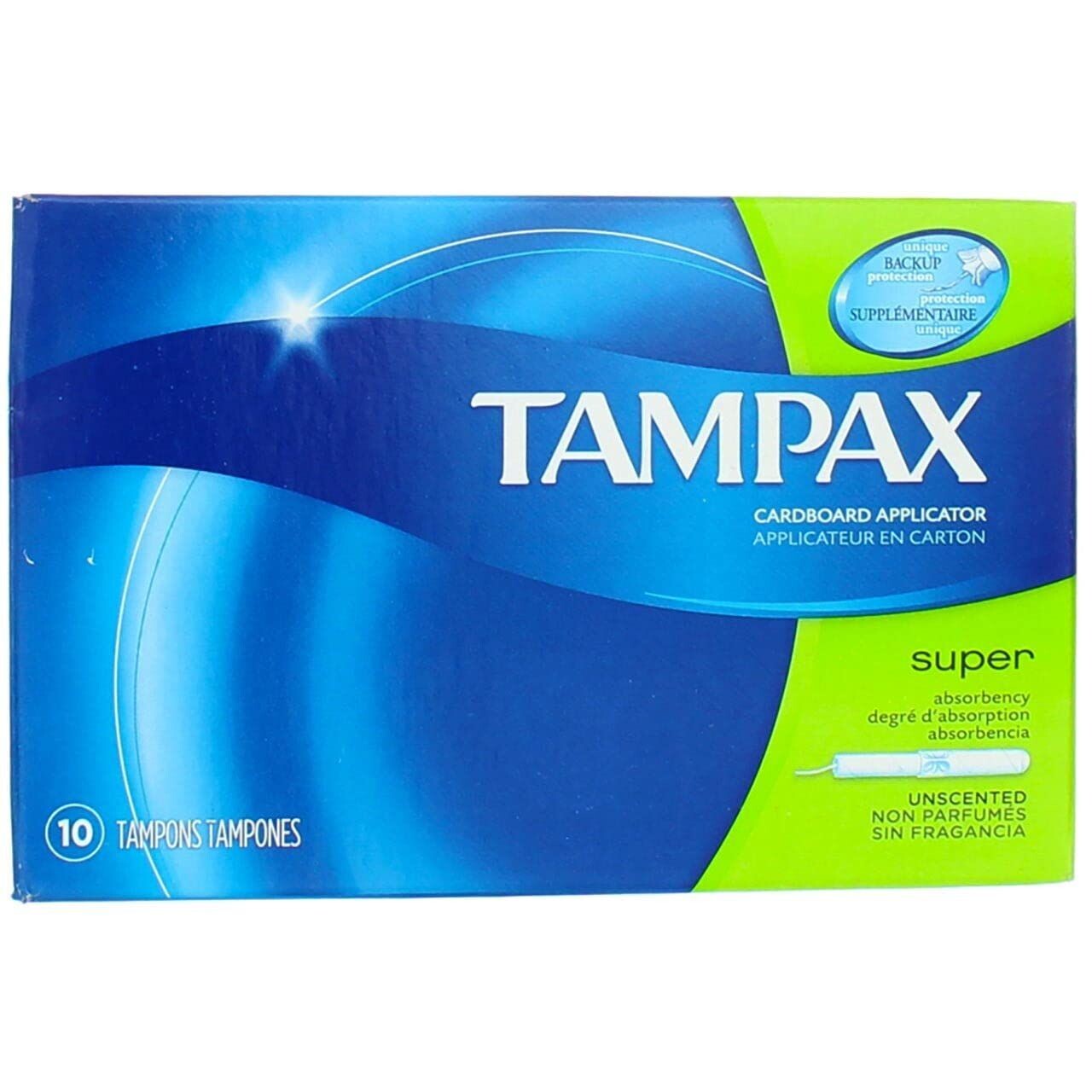 TAMPAX TAMPON 10 CT SUPER