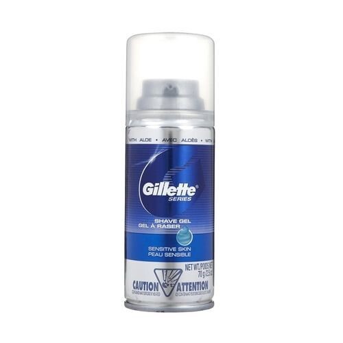 GILLETTE SHAVE GEL 2.5 OZ SENSITIVE