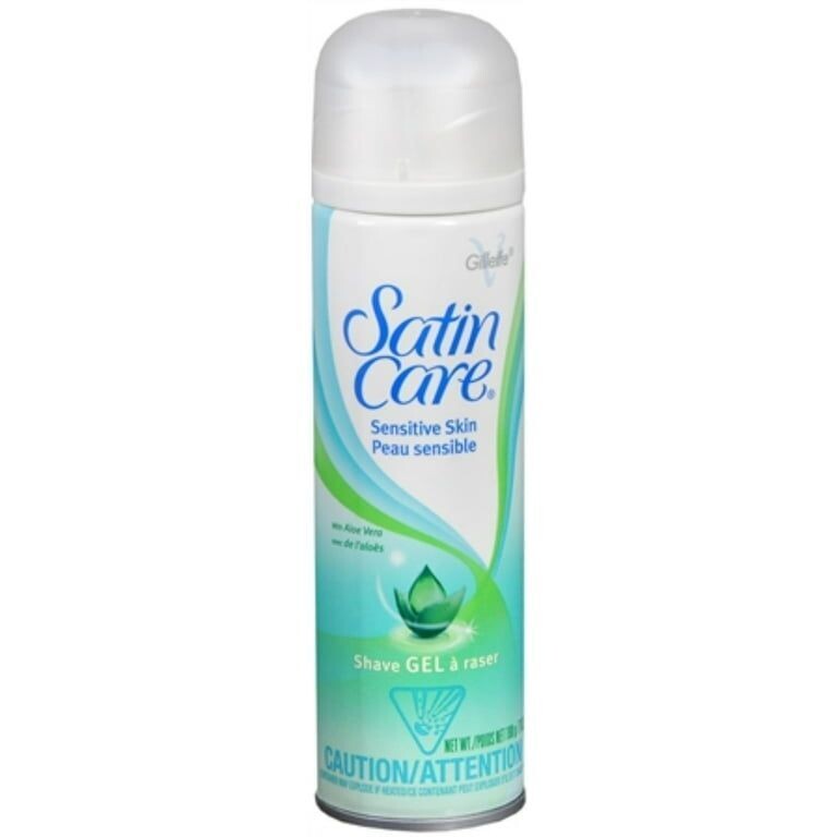 GILLETTE SHAVING GEL 7 OZ SATIN CARE