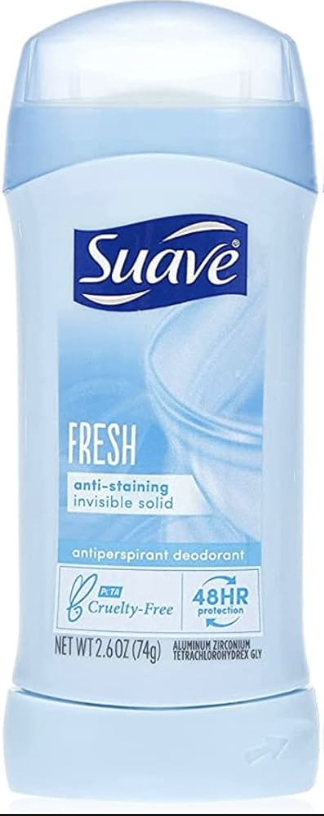 SUAVE DEO STICK 2.6 OZ SHOWER FRESH