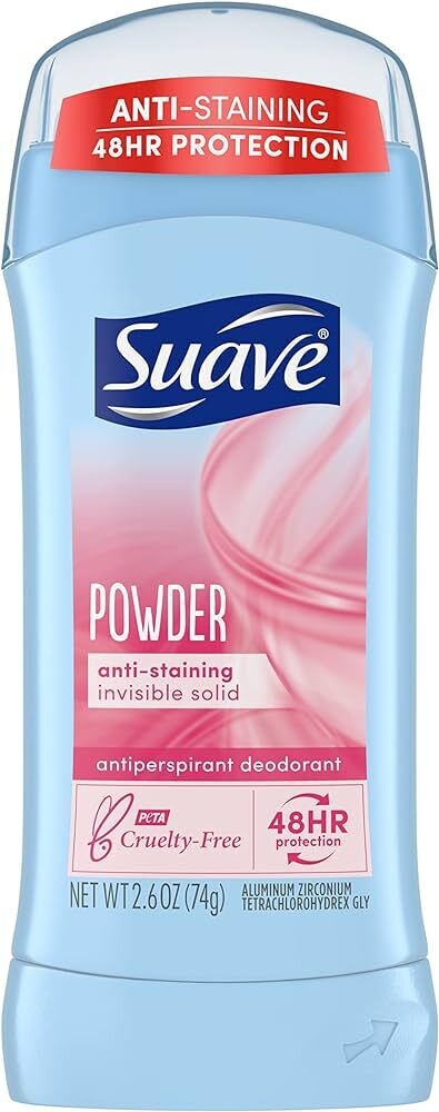 SUAVE DEO STICK 2.6 OZ SOL POWDER
