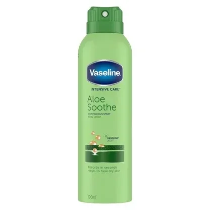 VASELINE DEODORANT SPRAY & GO 190 ML MOISTURISER ALOE