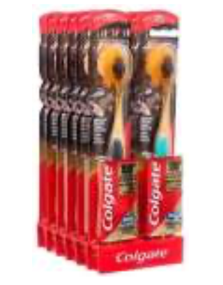 COLGATE TOOTHBRUSH 1 CT CHARCOAL GOLD