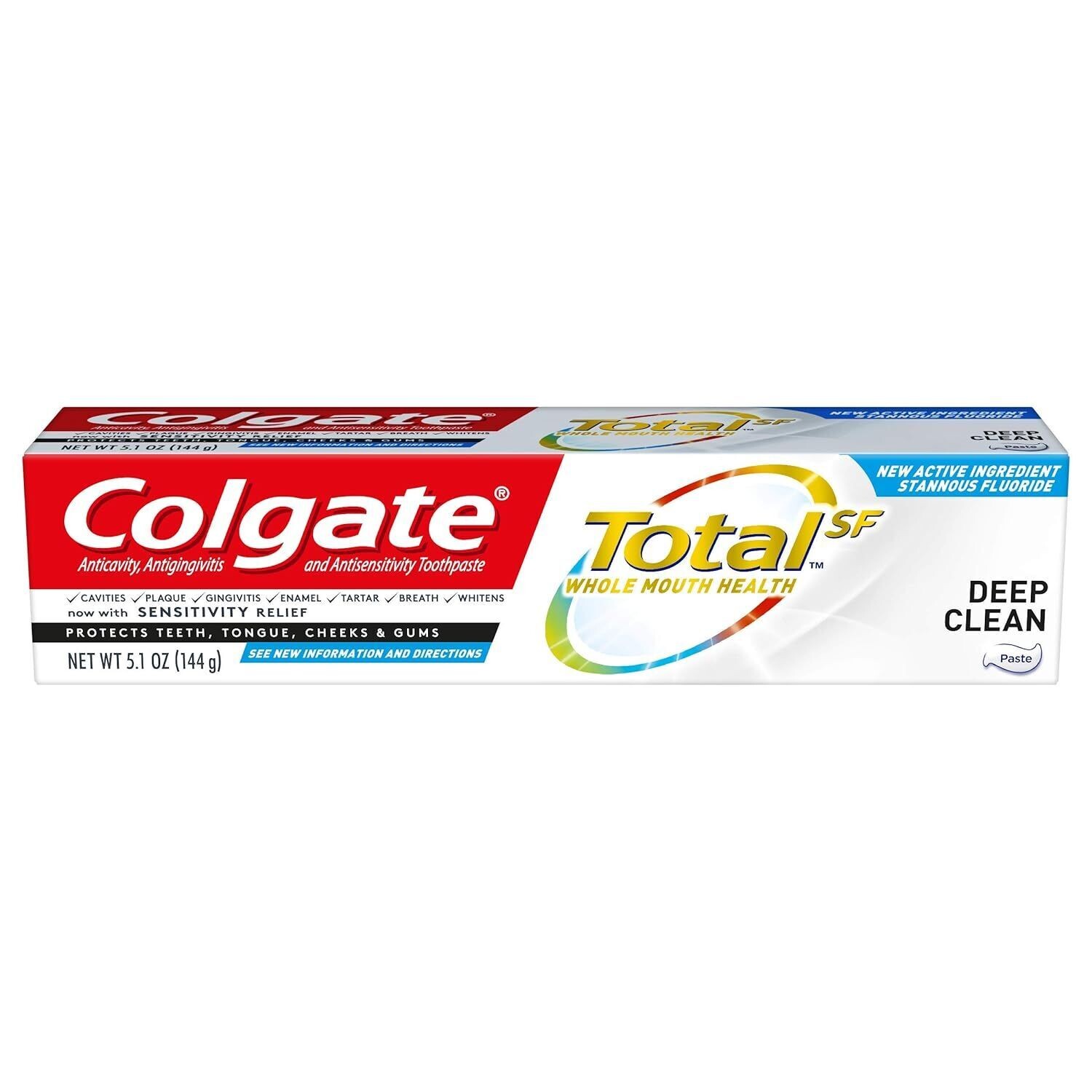 COLGATE TOOTHPASTE 5.1 OZ TOTAL DEEP CLEAN
