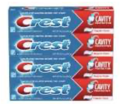 CREST TOOTHPASTE 8.2 OZ 4CT QUAD PACK REGULAR