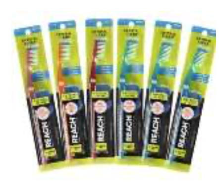 REACH TOOTHBRUSH 1 CT SOFT CRYSTAL CLEAN ANGLED NECK