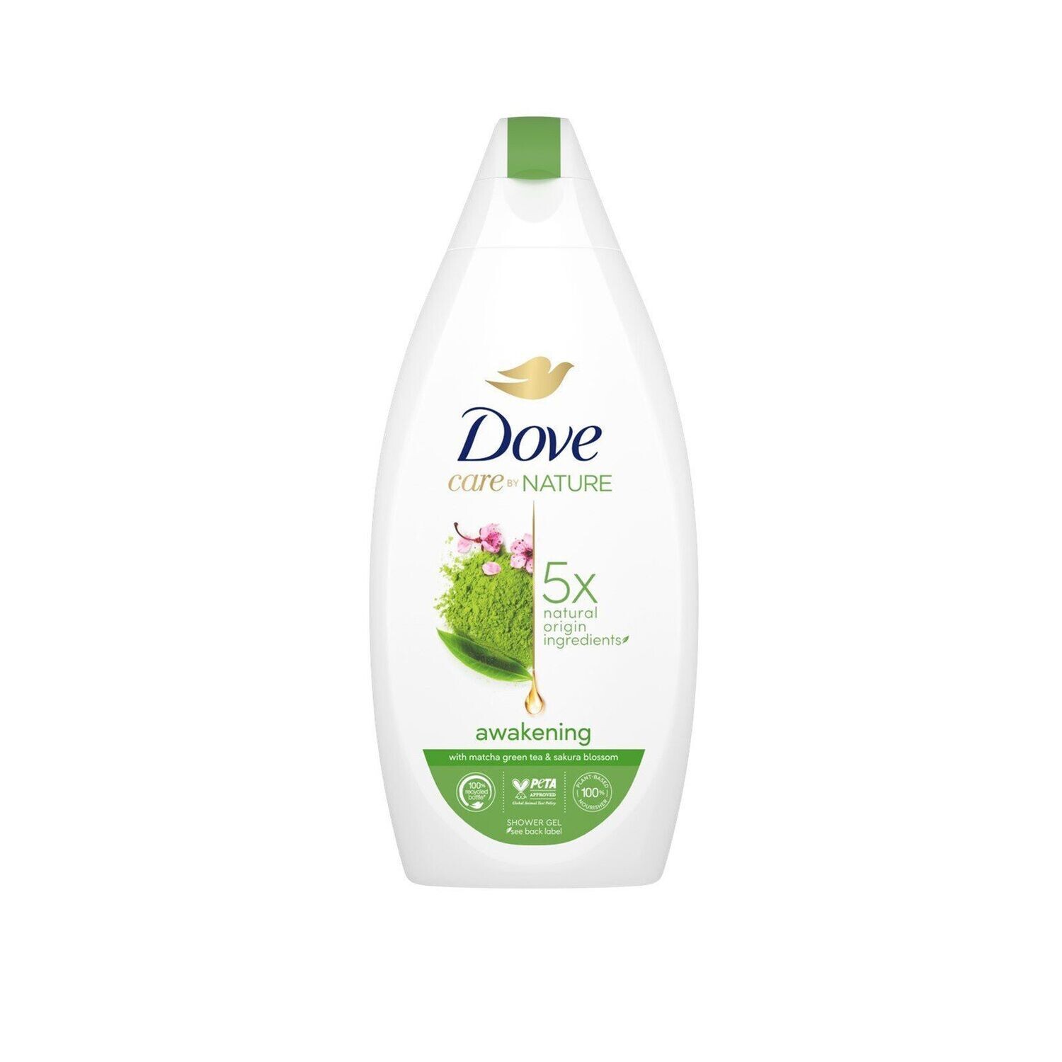 DOVE BODY WASH 400 ML / 13.5 OZ AWAKENING WITH MATCHA