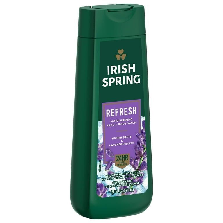 IRISH SPRING BODY WASH 20 OZ PURE REFRESH EPSOM SALT