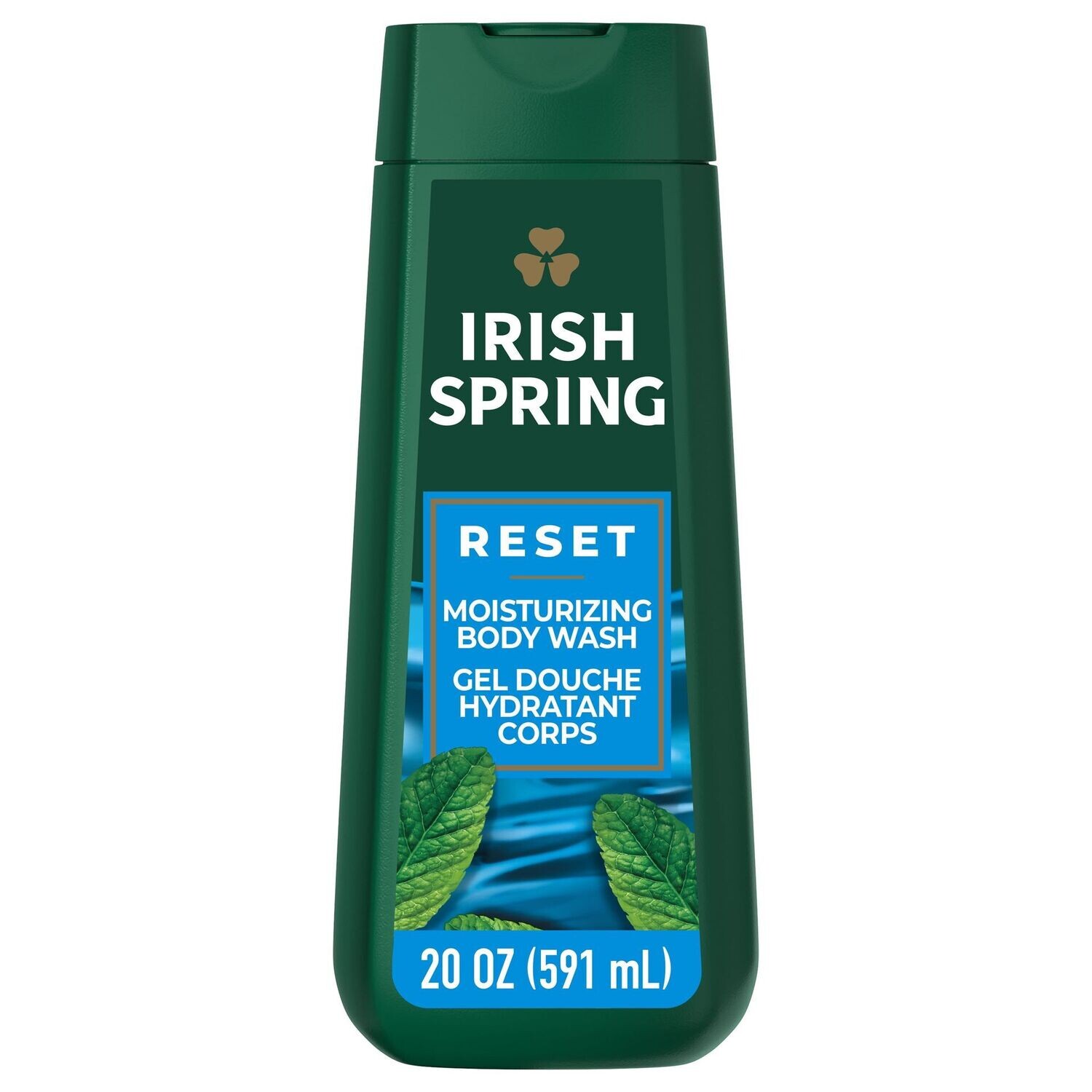 IRISH SPRING BODY WASH 20 OZ PURE RESET COOL MENTHOL & OCEAN