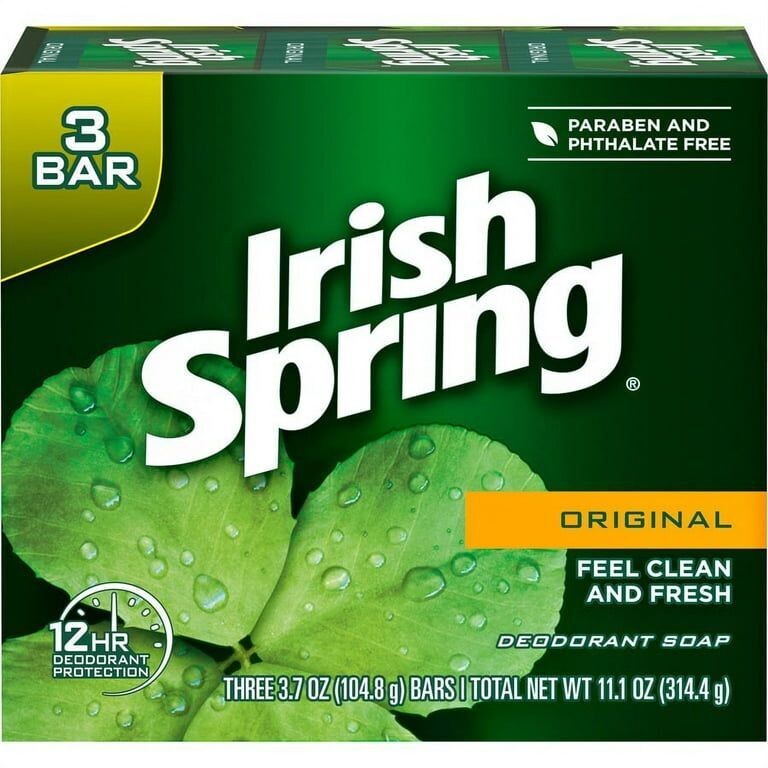 IRISH SPRING BAR SOAP 3.75 OZ 3 PK ORIGINAL