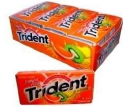 TRIDENT GUM 14 STK TROPICAL TWIST