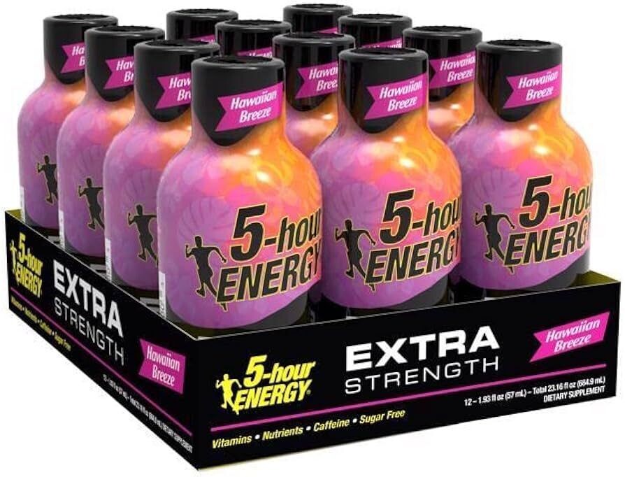 5 HOUR ENERGY 1.93 OZ EXTRA HAWAIIAN BREEZE