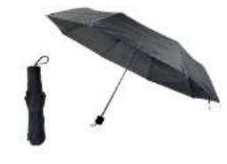 SIMPLY FASHIONABLE UMBRELLA 42 IN THREE FOLD