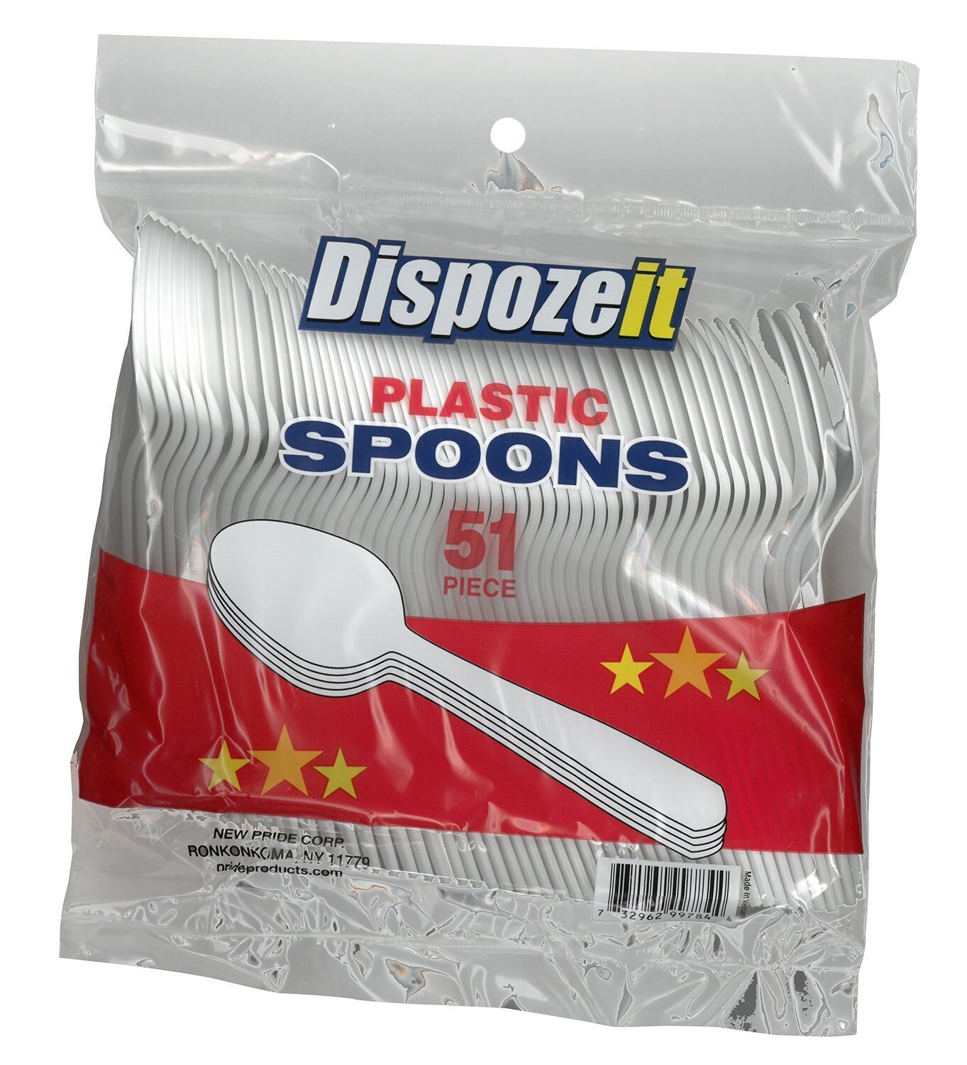 DISPOZIT PLASTIC CUTLERY 51 CT SPOON