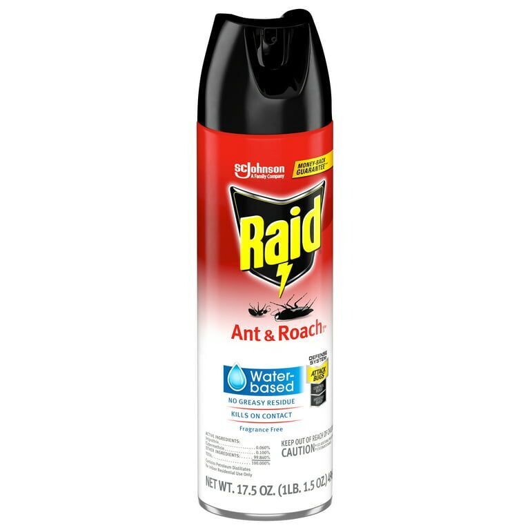 RAID ANT & ROACH KILLER 17.5 OZ FRAGRANCE FREE WATER-BASED