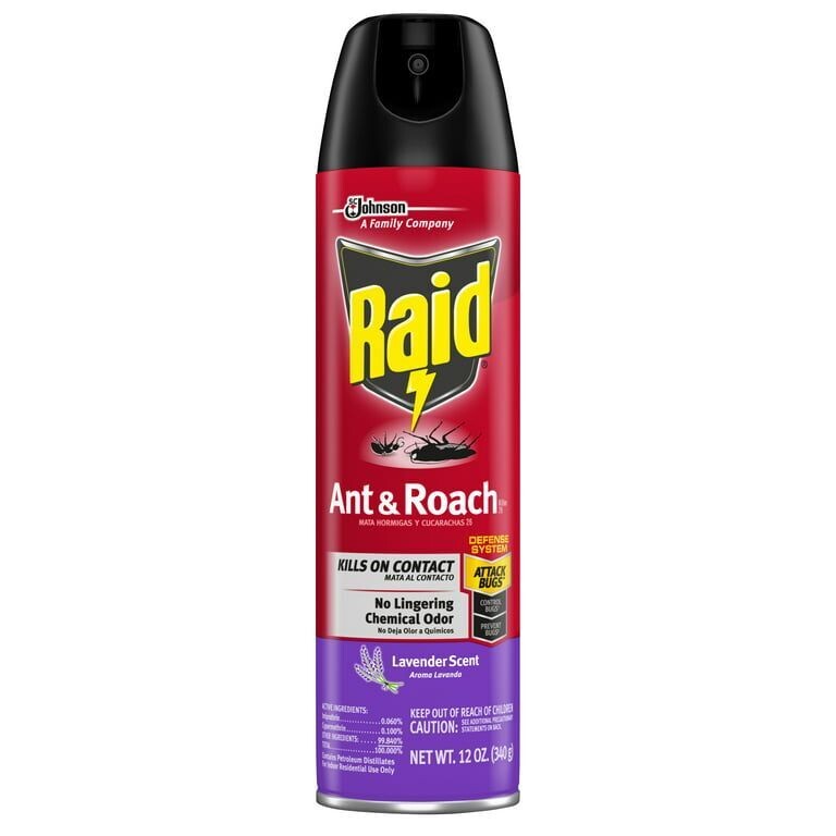 RAID ANT & ROACH KILLER 12 OZ LAVENDER