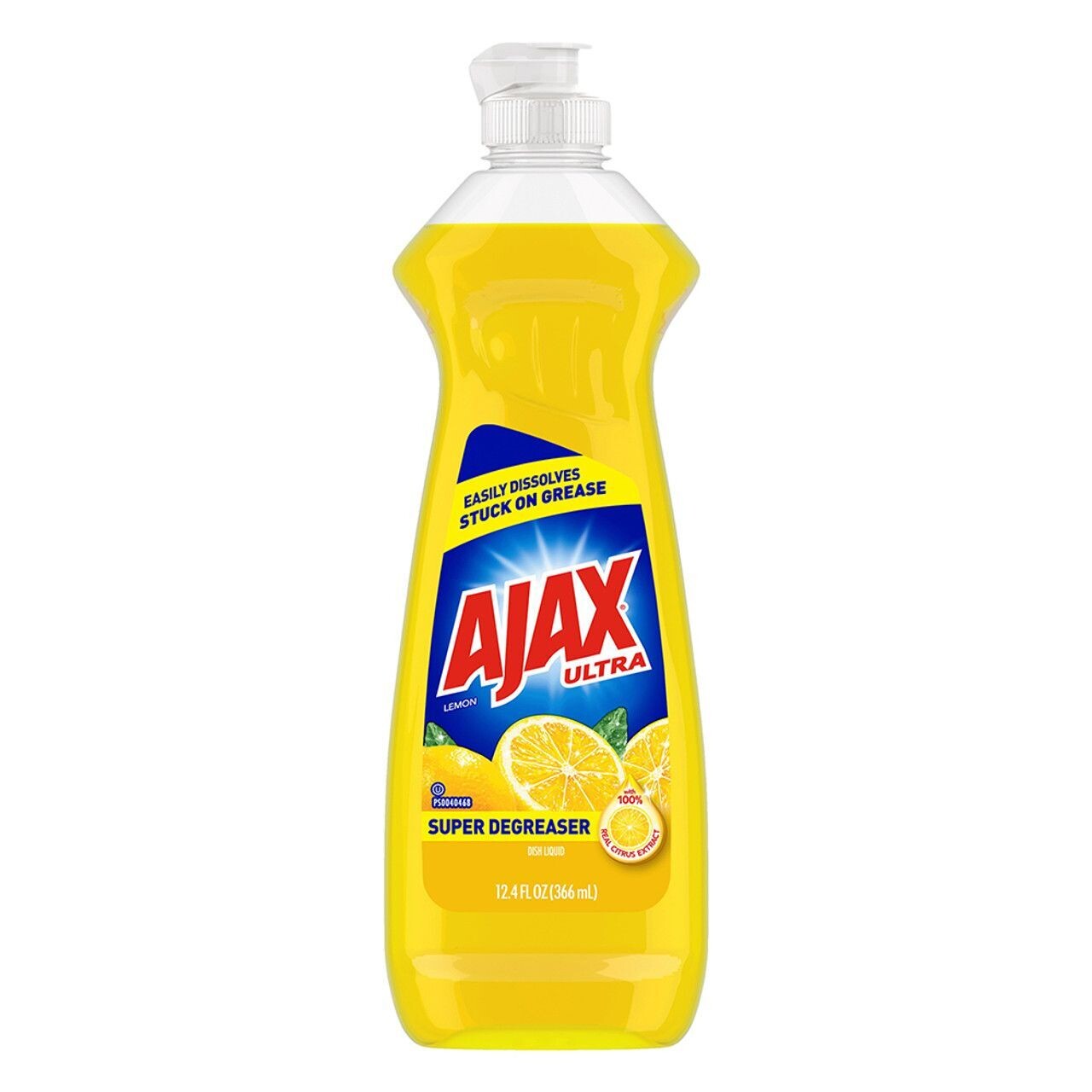 AJAX DISHWASH LIQUID 12.4 OZ LEMON