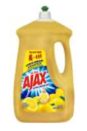 AJAX DISHWASH LIQUID 90 OZ LEMON