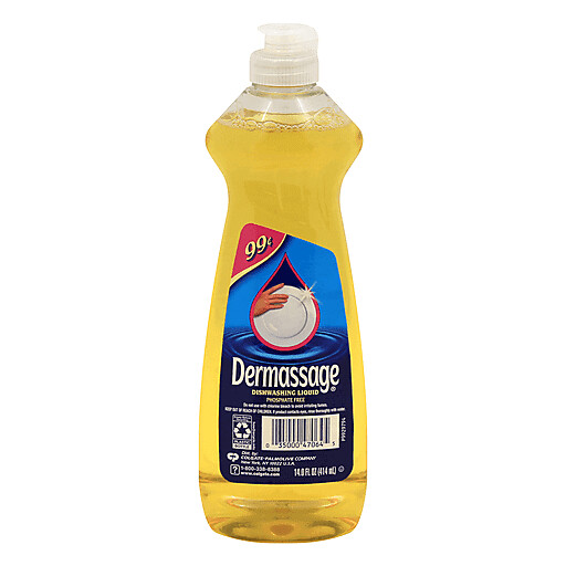 DERMASSAGE DISHWASH LIQUID 14 OZ ORIGINAL