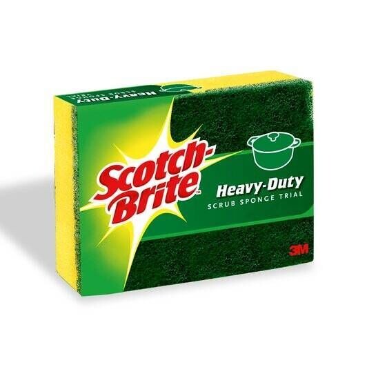 SCOTCH BRITE SCRUB SPONGE 1 PK HEAVY DUTY