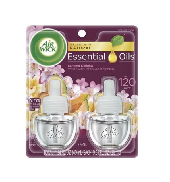 AIR WICK SCENTED OIL 2 CT .67 OZ SUMMER DELIGHTS