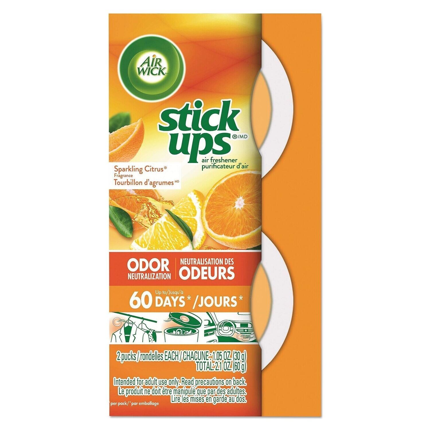 AIR WICK STICK UP 2 PK SPARK CITRUS
