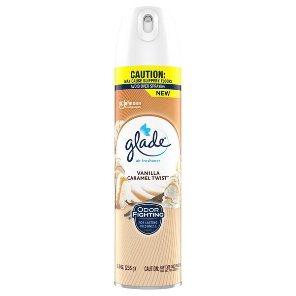 GLADE AIR FRESHENER SPRAY 8.3 OZ VANILLA CARAMEL TWIST